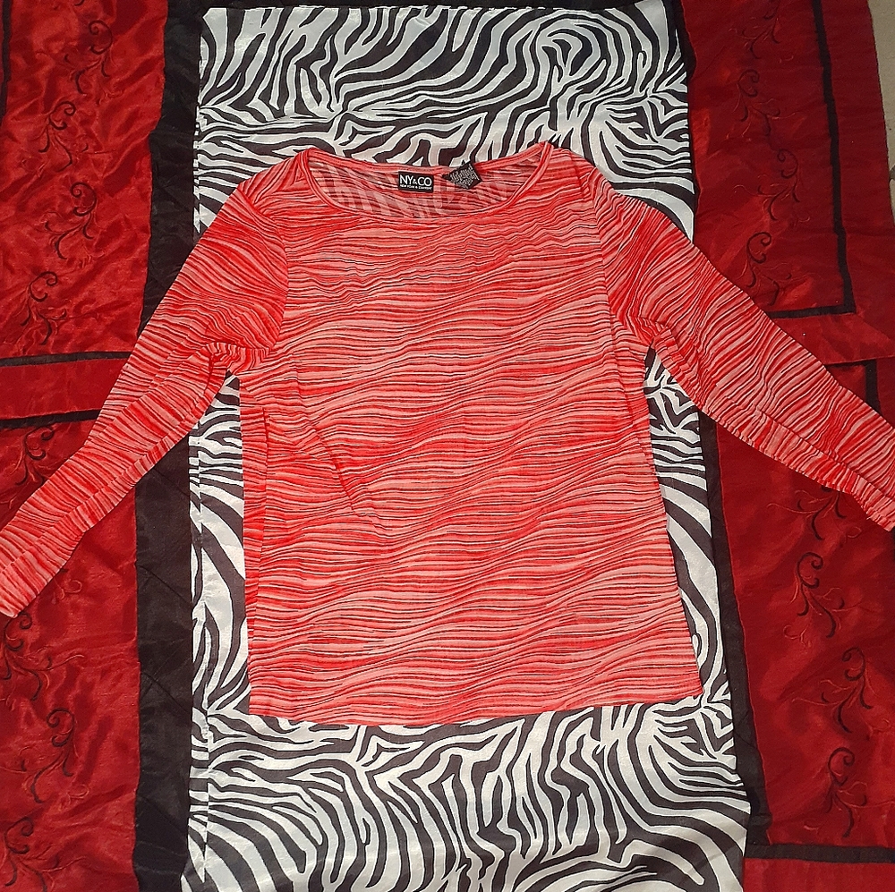 90's Vintage XL Ny&Co See-thru top